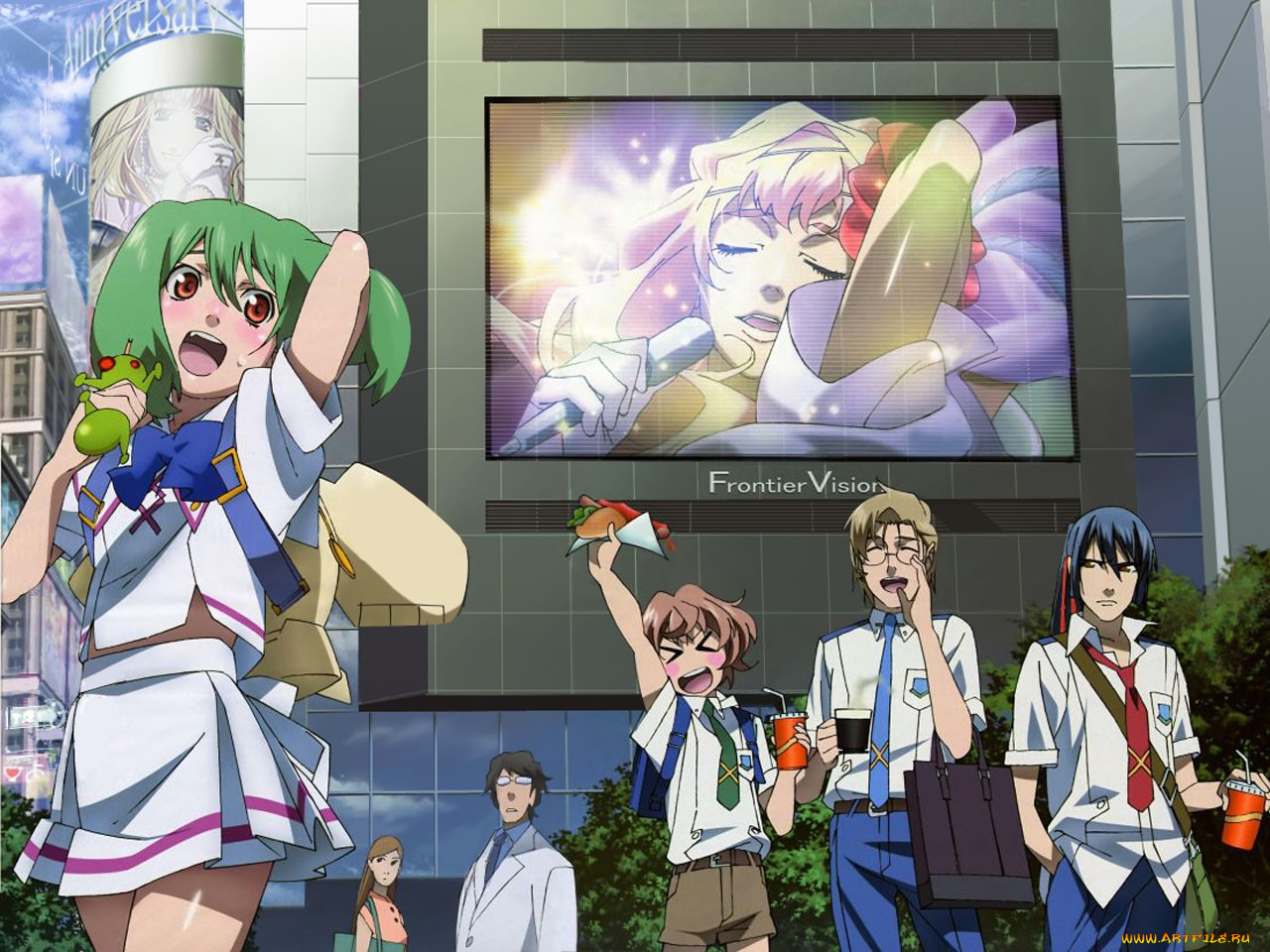 , macross, frontier